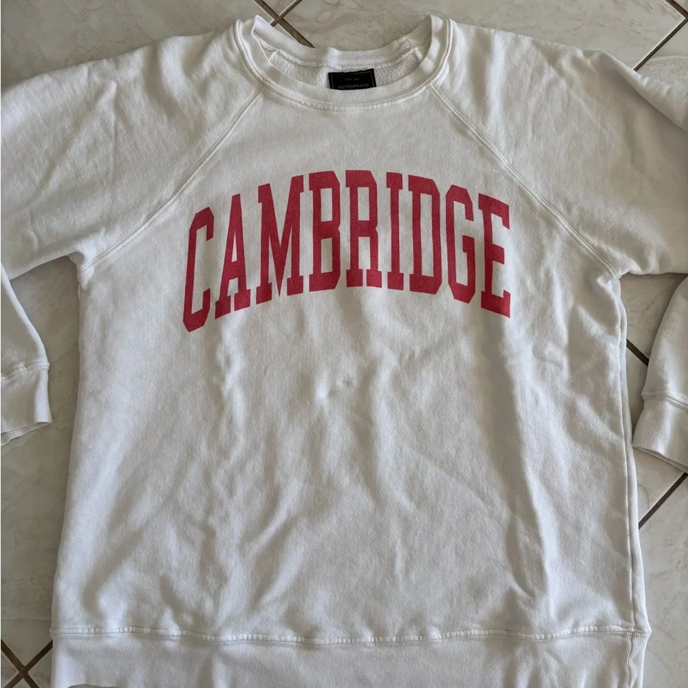 Anthropologie Free People Retro Band Cambridge Sweatshirt - Picture 2 of 3